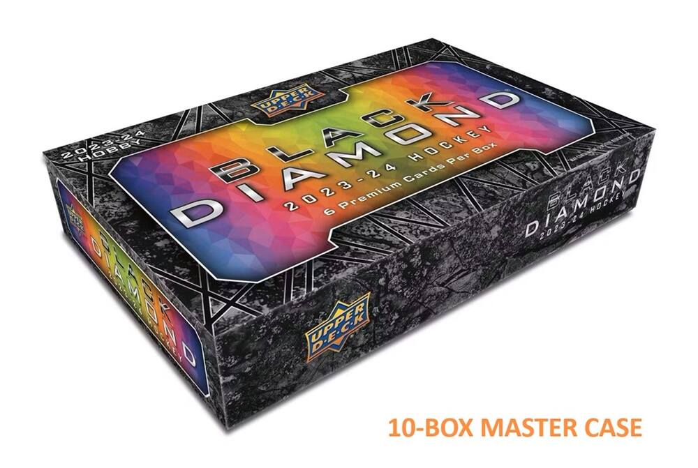 2023-24 Upper Deck Black Diamond Hockey Hobby 10-Box Master Case
